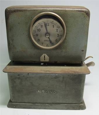 Pointeuse ancienne BENZING 