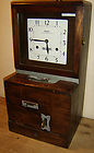 Pointeuse ancienne en bois BLICK