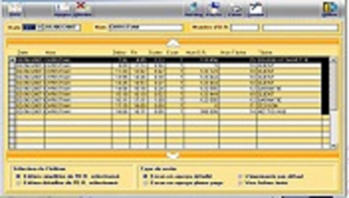 Ecran de gestion des pointages du pack ECOjob