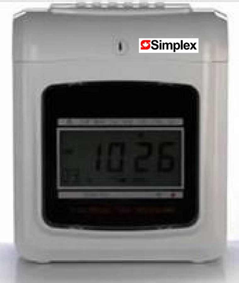 pointeuse SIMPLEX LX-308 identique à 208